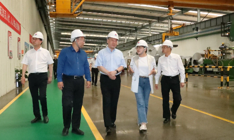 鄭州海關(guān)副關(guān)長李兆明到明泰科技調(diào)研