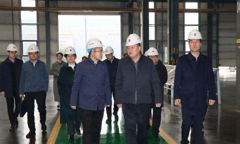 鄭州市人大常委會副主任蒿鐵群一行蒞臨義瑞新材調研指導