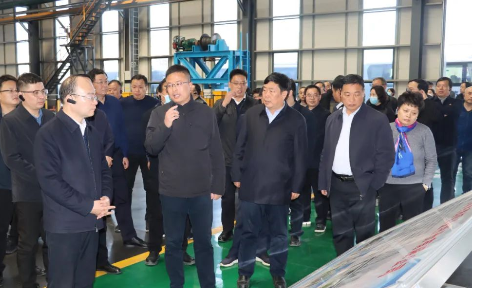 義馬市黨政考察團(tuán)蒞臨明泰鋁業(yè)參觀考察