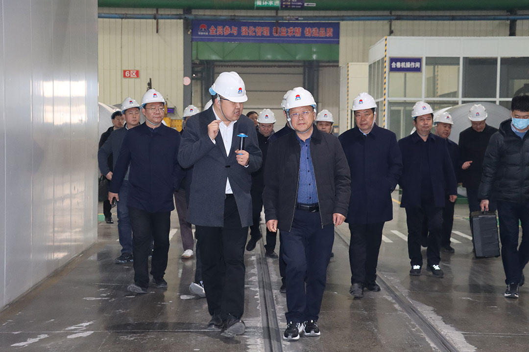 西峽縣領(lǐng)導(dǎo)一行到明泰鋁業(yè)參觀考察